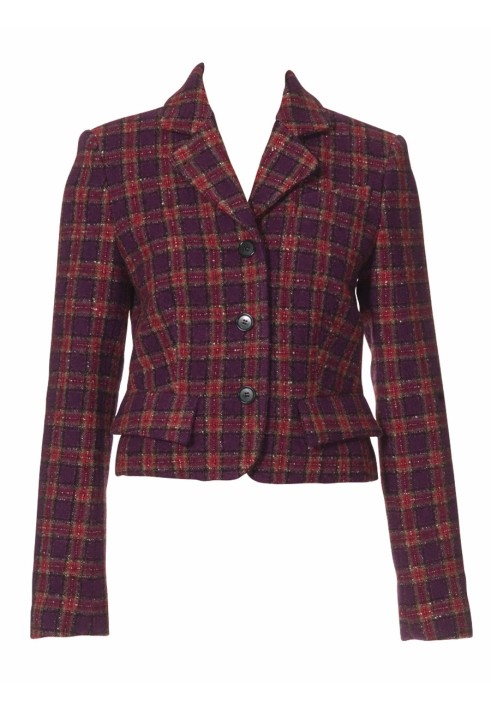 Pattern Wool jacket with a fitted cut (Burda 9/2010, pattern number 123)