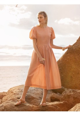 Pattern Midi dress with lantern sleeves and a full skirt (Burda 5/2020, pattern number 112)