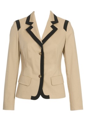 Pattern Blazer of a fitted cut with contrasting stripes (Burda 4/2011, pattern number 129)