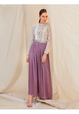 Pattern Maxi skirt with a through fastening (Burda 7/2020, pattern no. 113 B)