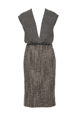 Pattern Dress cut-off with knitted upper part (Burda 8/2011, pattern number 126 A)