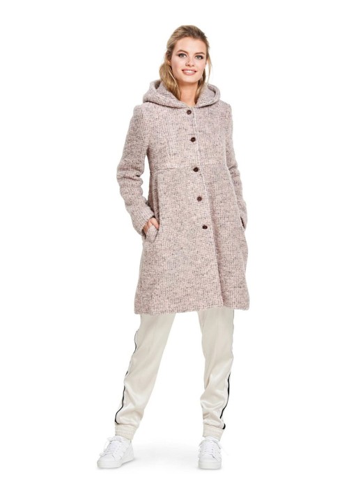 Pattern Boucle coat with a hood (Burda 2/2018, pattern number 6361 B)