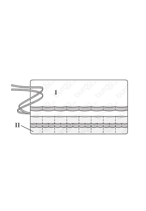 Pattern Sewing organizer in the form of a sachet (Burda 2/2017, pattern number 6493 A)