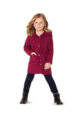 Pattern Straight cut coat with hood (Burda 2/2020, pattern no. 9289 A)