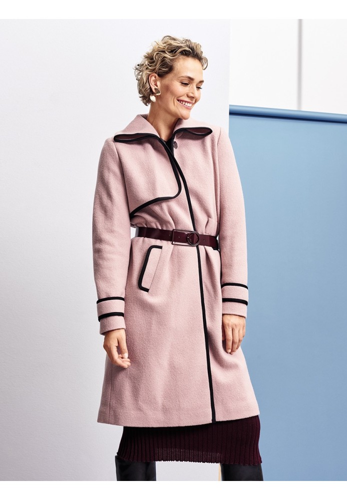 Pattern Single-breasted coat with a flared collar (Burda 12/2017, pattern number 115)