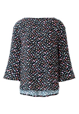 Pattern Blouse with flared sleeves and boat neckline (Burda 2/2019, pattern number 108 A)