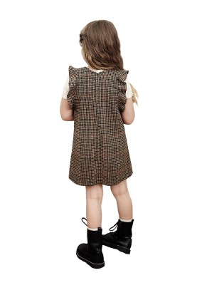 Pattern A-silhouette flannel sundress (I love to sew 3/2019, pattern number 129)