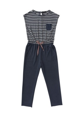 Pattern Two-color knitted overalls (Burda 1/2018, pattern number 9345 A)