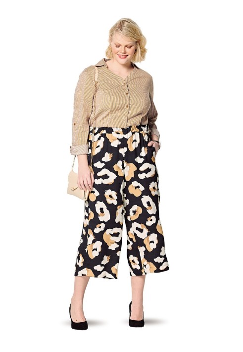 Pattern Cargo trousers with side pockets (Burda 2/2020, pattern no. 6193 A)