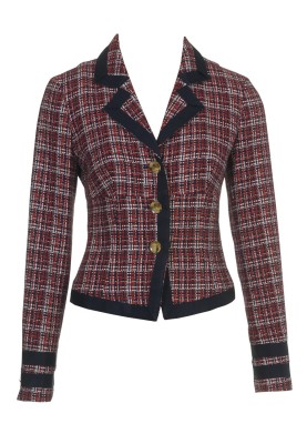 Pattern Jacket of a fitted silhouette in the style of a blazer (Burda 2/2011, pattern number 109)