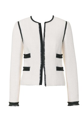 Pattern Boucle jacket with a fitted cut (Burda 2/2010, pattern number 108)