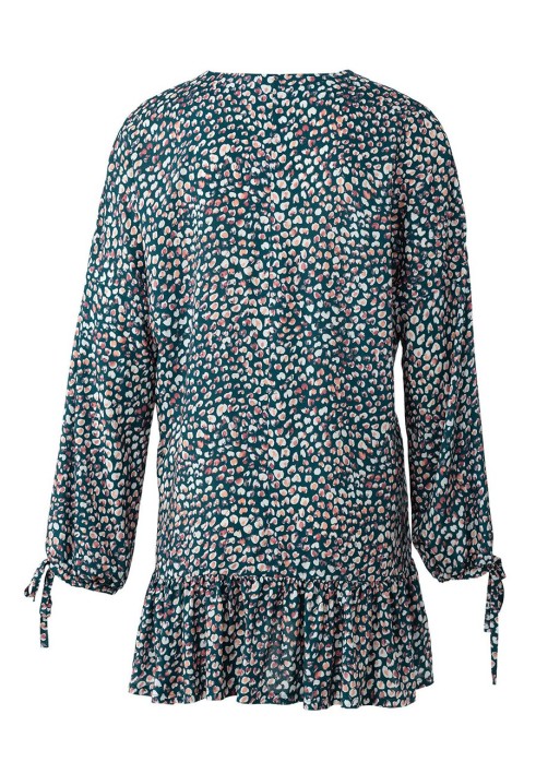 Pattern Tunic of a loose cut with a wide frill (Burda 2/2019, pattern number 6266 B)