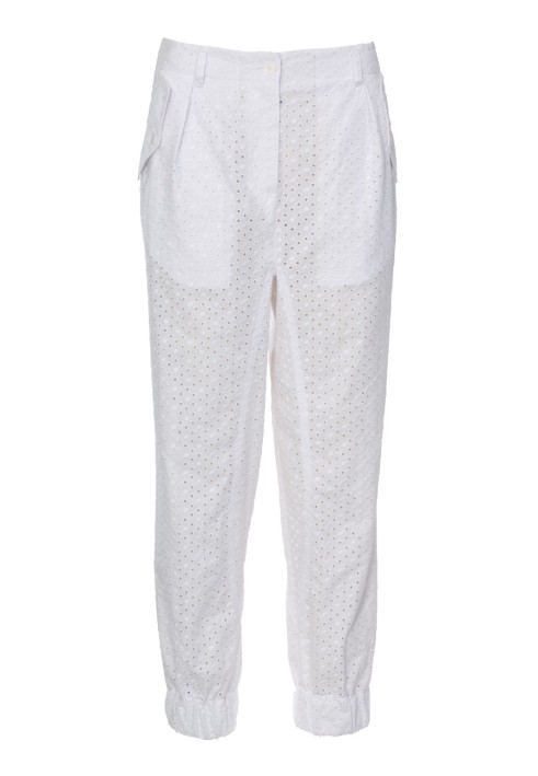 Pattern 7/8 length batiste trousers (Burda 3/2011, pattern no. 132 A)