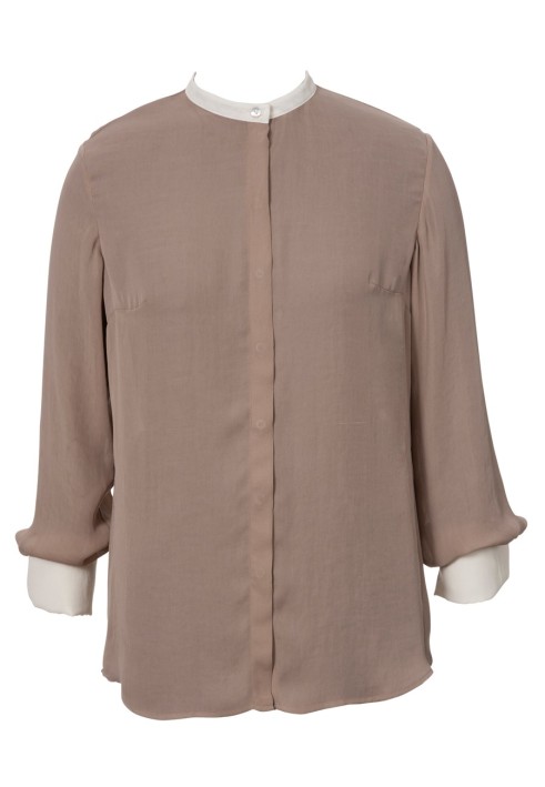 Pattern Blouse-shirt with contrasting details (Burda 4/2012, pattern number 137)