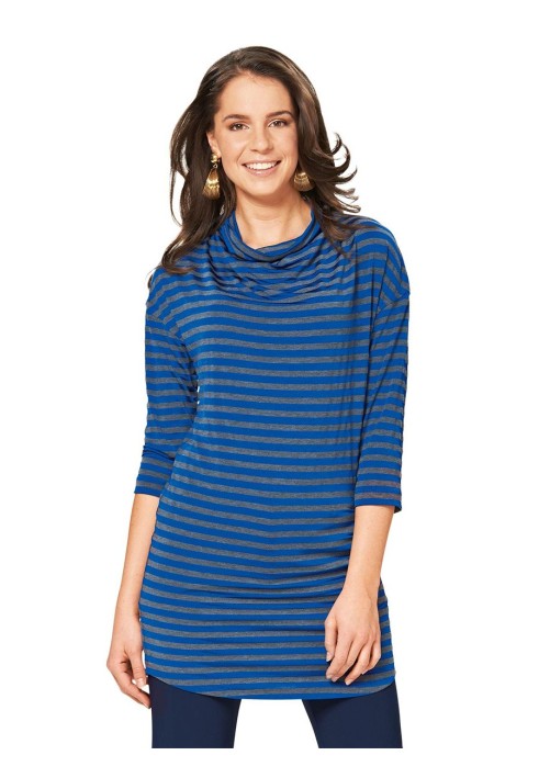 Pattern Sleeveless pullover with solid collar (Burda 2/2015, pattern no. 6695 A)