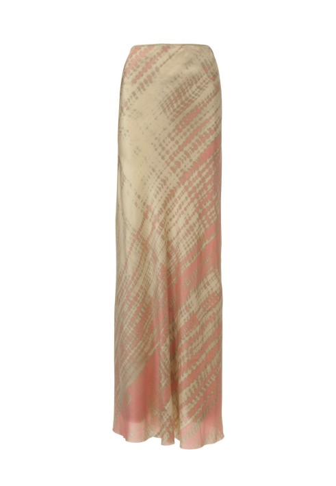 Pattern Silk satin maxi skirt (Burda 6/2012, pattern no. 111 A)