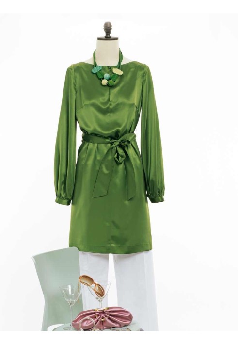 Pattern Dress-tunic straight cut (Burda 1/2010, pattern number 128)