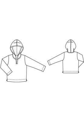 Pattern Linen anorak with a hood (Burda 6/2011, pattern number 136)