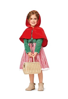 Pattern Carnival costume "Red Riding Hood" (Burda 2/2018, pattern number 2356 A)