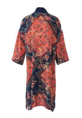 Pattern Kimono long with contrasting stripes (Burda 1/2020, pattern number 6244 A)