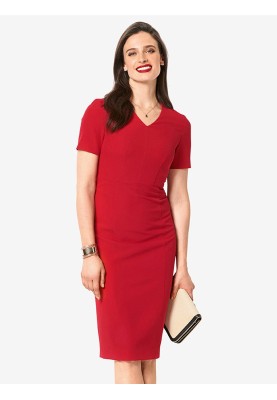 Pattern Sheath dress with short sleeves (Burda 2/2019, pattern no. 6279 A)