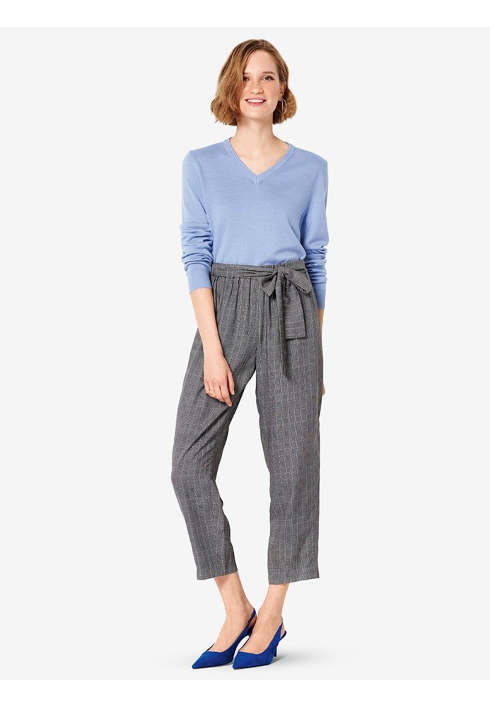 Pattern Pants of a narrowed cut with an elastic waistband (Burda 2/2019, pattern number 6298 A)