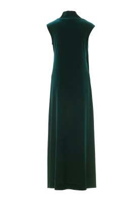 Pattern Knitted velvet maxi dress (Burda 2/2017, pattern no. 6455 A)