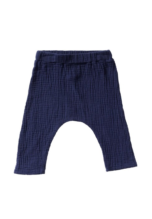 Pattern Pants with a spacious cut on an elastic waistband (Burda 2/2019, pattern number 129)