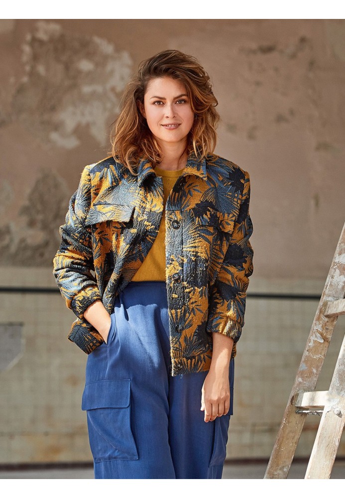 Pattern Jacket in the style of a denim jacket (Burda 1/2020, pattern number 124 B)