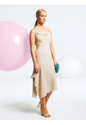 Pattern Silk crepe dress with straps (Burda 4/2012, pattern number 128 B)