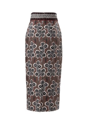 Pattern Narrow cut midi skirt (Burda 2/2018, pattern number 6370 A)