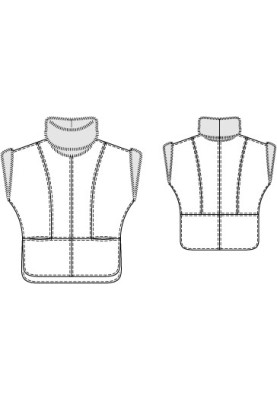 Leather Cossack pattern (Burda 10/2012, pattern number 132)