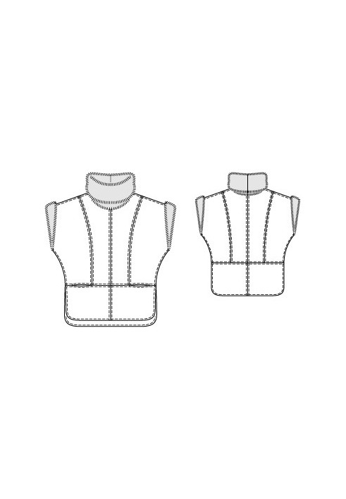 Leather Cossack pattern (Burda 10/2012, pattern number 132)