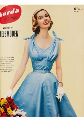 Pattern Dress in retro style from Burda 6/1954 (Burda 5/2019, pattern number 123)