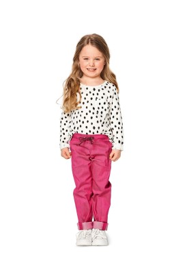 Pattern Pants in a sporty style with pockets in the seams (Burda 2/2017, pattern number 9352 B)