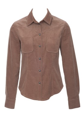 Pattern Corduroy shirt in cowboy style (Burda 10/2012, pattern number 115)