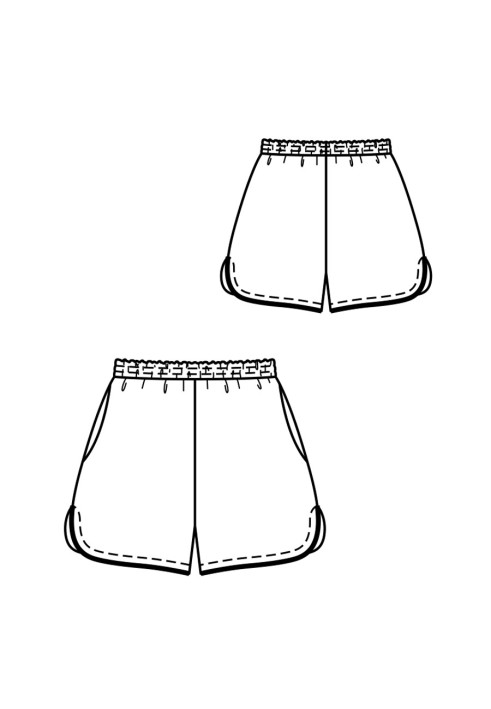 Pattern Short shorts in sports style (Burda 6/2020, pattern number 119)