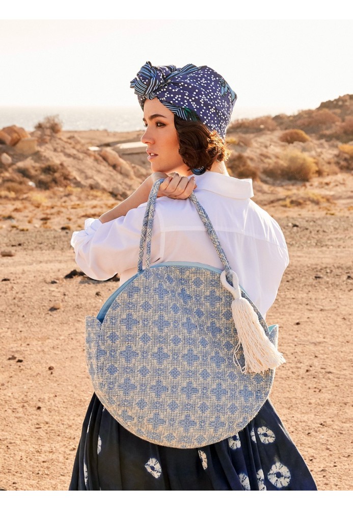 Pattern Round bag in boho style (Burda 4/2020, pattern number 133)