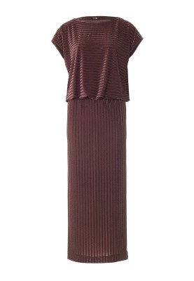 Pattern Long knitted dress (Burda 2/2017, pattern number 6453 B)