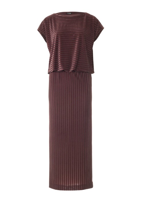 Pattern Long knitted dress (Burda 2/2017, pattern number 6453 B)