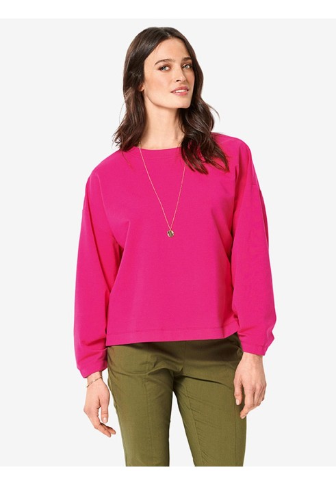 Pattern Pullover with original folds on the sleeves (Burda 2/2019, pattern number 6296 A)