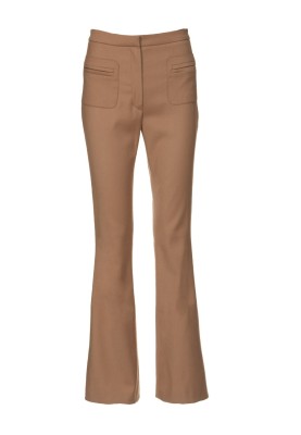 Pattern Flare trousers on a shaped belt (Burda 10/2011, pattern number 127)