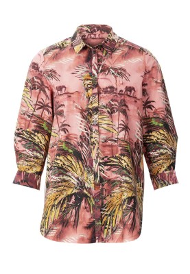 Pattern Blouse-shirt in Hawaiian style (Burda 3/2019, pattern number 113 B)