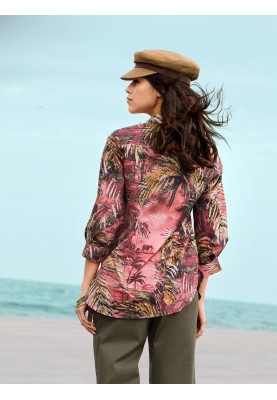 Pattern Blouse-shirt in Hawaiian style (Burda 3/2019, pattern number 113 B)