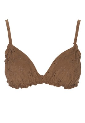 Bikini pattern with suede bra (Burda 6/2011, pattern no. 108 B)