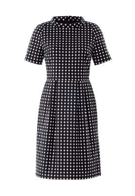 Pattern Dress with raglan sleeves and stand-up collar (Burda 9/2018, pattern number 107 B)