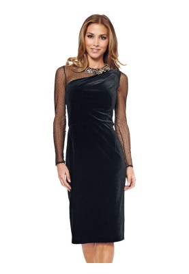 Pattern Evening dress with lace skirt (Burda 2/2014, pattern number 6868 B)