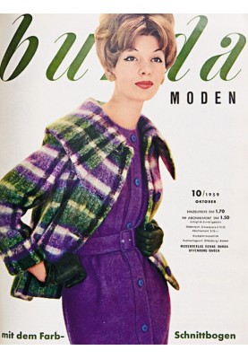 Pattern Straight cut jacket from Burda 1959 (Burda 1/2019, pattern number 122 B)