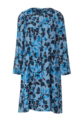 Pattern Dress with a flared cut with long sleeves (Burda 2/2020, pattern number 6162 A)