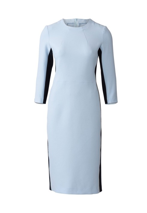 Pattern Sheath dress with contrasting side inserts (Burda 1/2020, pattern no. 6210 A)